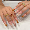 12 Sizes-24 Pcs Press On Nails JP1435
