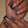 12 Sizes-24 Pcs Press On Nails DIY79