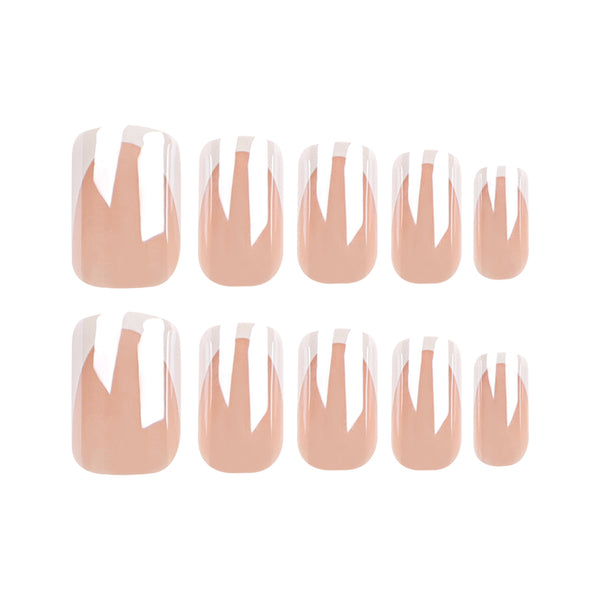 12 Sizes-24 Pcs Press On Nails JP2812