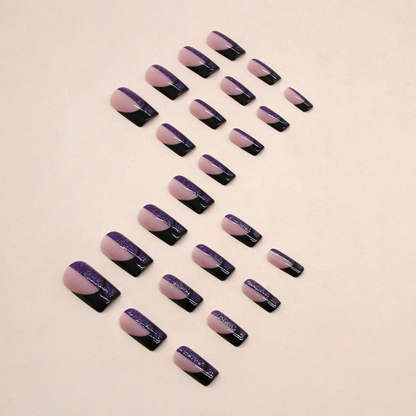 12 Sizes-24 Pcs Press On Nails W1458