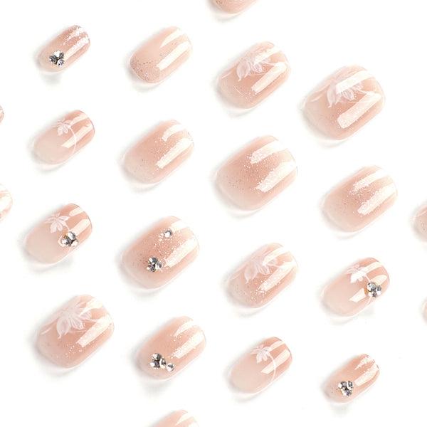 12 Sizes-24 Pcs Press On Nails JP2983