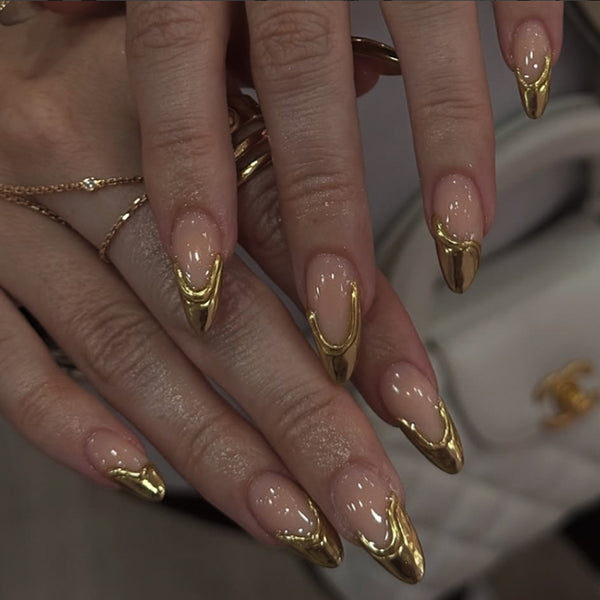 12 Sizes-24 Pcs Press On Nails JP4201