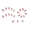 12 Sizes-24 Pcs Press On Nails Z491