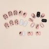 12 Sizes-24 Pcs Press On Nails R780