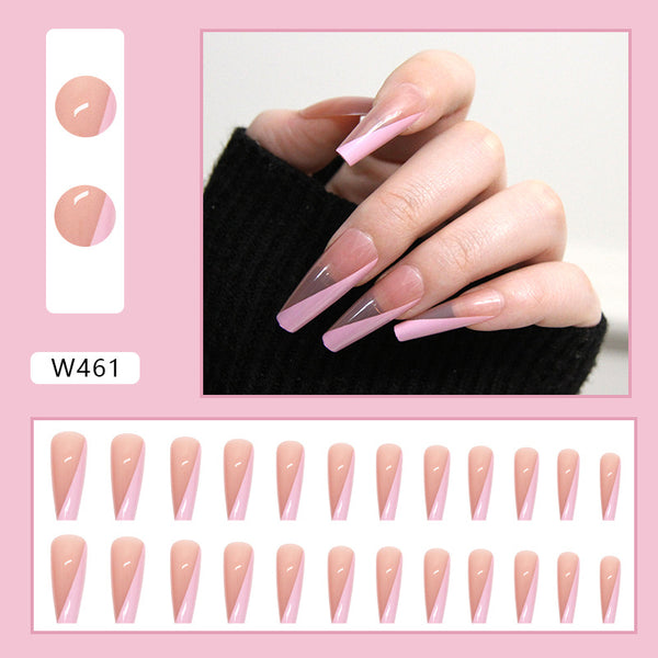 12 Sizes-24 Pcs Press On Nails W461