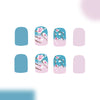 12 Sizes-24 Pcs Press On Nails C930
