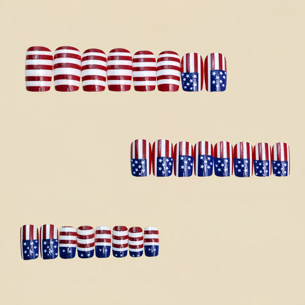 12 Sizes-24 Pcs Press On Nails Y1981
