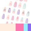 12 Sizes-24 Pcs Press On Nails JP4232