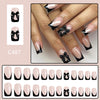 12 Sizes-24 Pcs Press On Nails C487