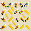 12 Sizes-24 Pcs Press On Nails Y1093
