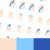 12 Sizes-24 Pcs Press On Nails JP2531