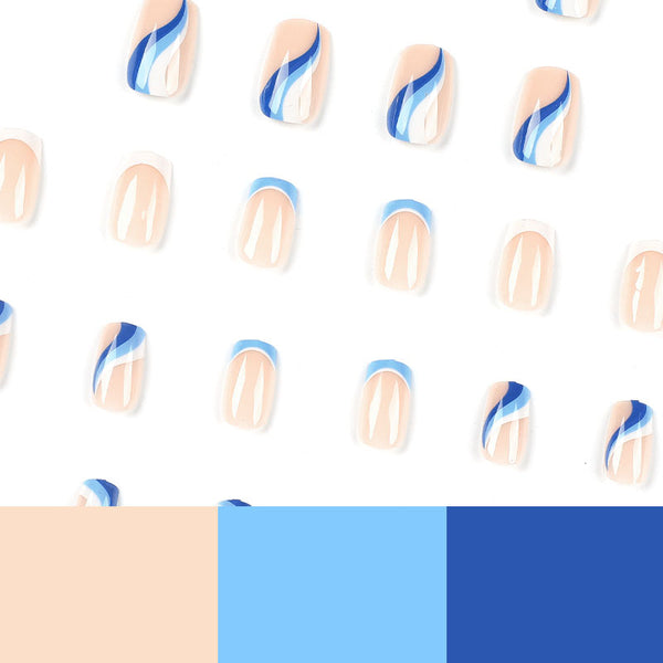 12 Sizes-24 Pcs Press On Nails JP2531