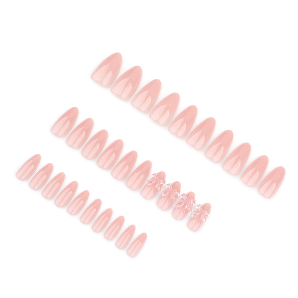 12 Sizes-24 Pcs Press On Nails JP3617
