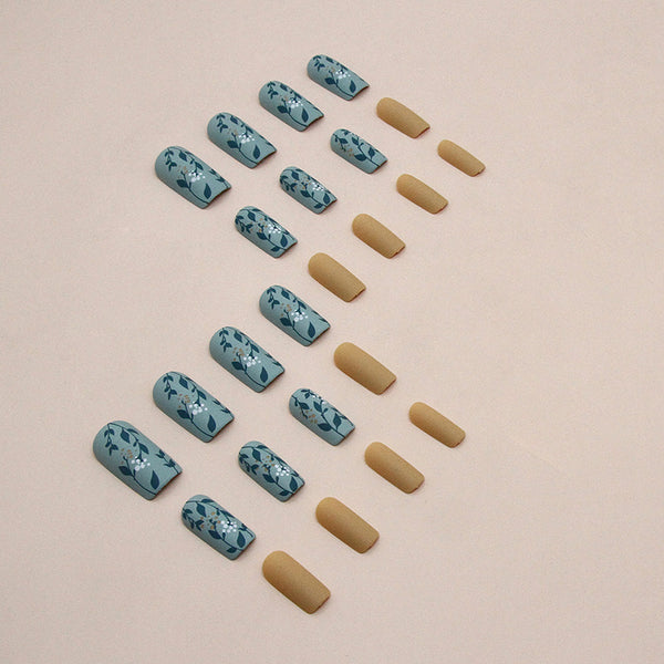 12 Sizes-24 Pcs Press On Nails W1399