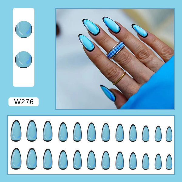 12 Sizes-24 Pcs Press On Nails W276