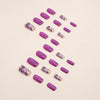 12 Sizes-24 Pcs Press On Nails W481