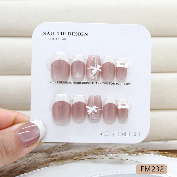 12 Sizes-24 Pcs Press On Nails FM232-XS