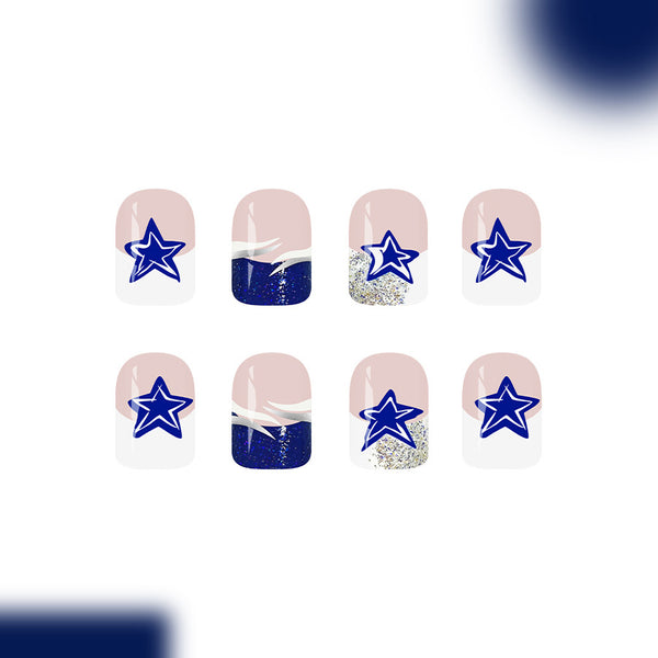 12 Sizes-24 Pcs Press On Nails C1779