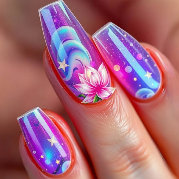 12 Sizes-24 Pcs Press On Nails Y993