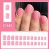 12 Sizes-24 Pcs Press On Nails C1843