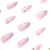 12 Sizes-24 Pcs Press On Nails JP1478