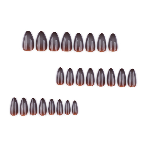 12 Sizes-24 Pcs Press On Nails JP4192
