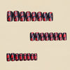 12 Sizes-24 Pcs Press On Nails Y1987