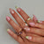12 Sizes-24 Pcs Press On Nails JP3846