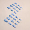 12 Sizes-24 Pcs Press On Nails W1438
