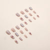 12 Sizes-24 Pcs Press On Nails Z574