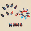 12 Sizes-24 Pcs Press On Nails Y1249