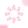 12 Sizes-24 Pcs Press On Nails C495