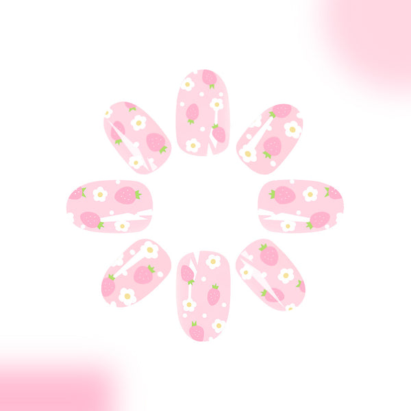 12 Sizes-24 PcsPress On Nails C495