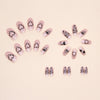 12 Sizes-24 Pcs Press On Nails W558