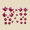 12 Sizes-24 Pcs Press On Nails Y1919