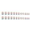 12 Sizes-24 Pcs Press On Nails Z732
