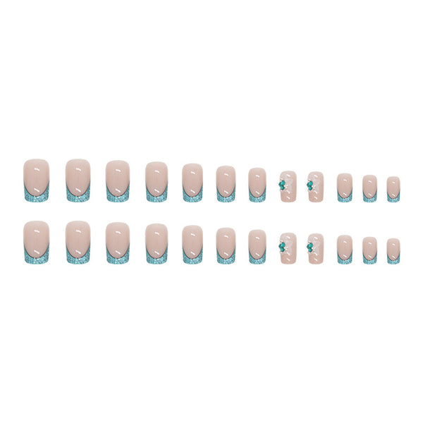 12 Sizes-24 Pcs Press On Nails Z732