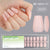 300 Pcs Press On Nails short-trapezoid-04-01