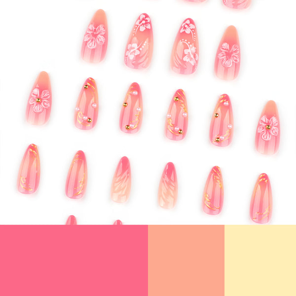 12 Sizes-24 Pcs Press On Nails JP3881