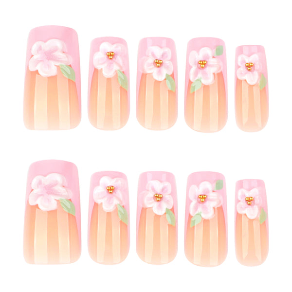 12 Sizes-24 Pcs Press On Nails JP3878