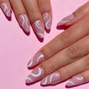 12 Sizes-24 Pcs Press On Nails JP1070