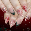 12 Sizes-24 Pcs Press On Nails C1285