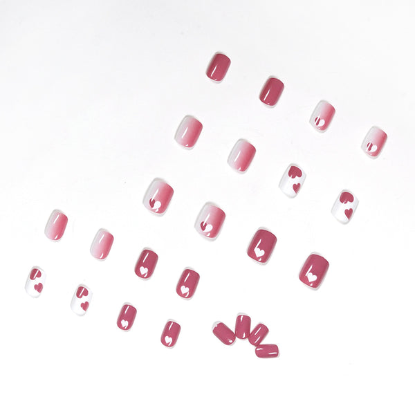 12 Sizes-24 Pcs Press On Nails JP1021