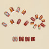 12 Sizes-24 Pcs Press On Nails Y1206