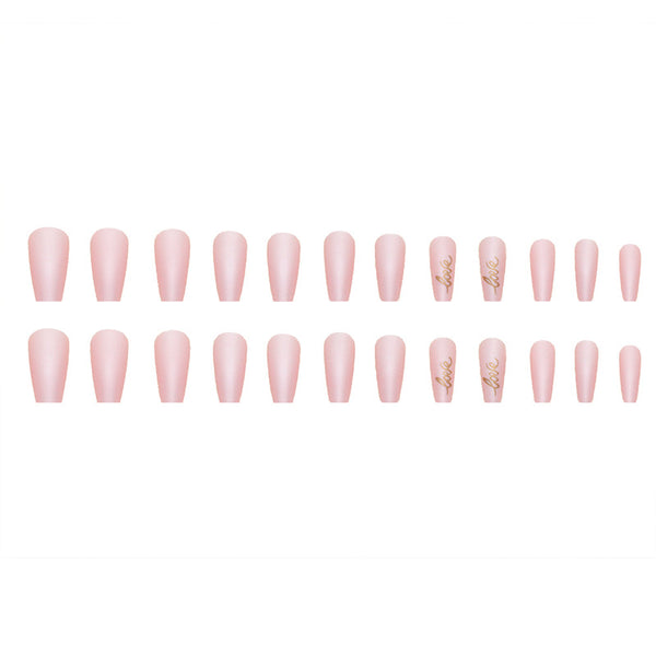 12 Sizes-24 Pcs Press On Nails W502