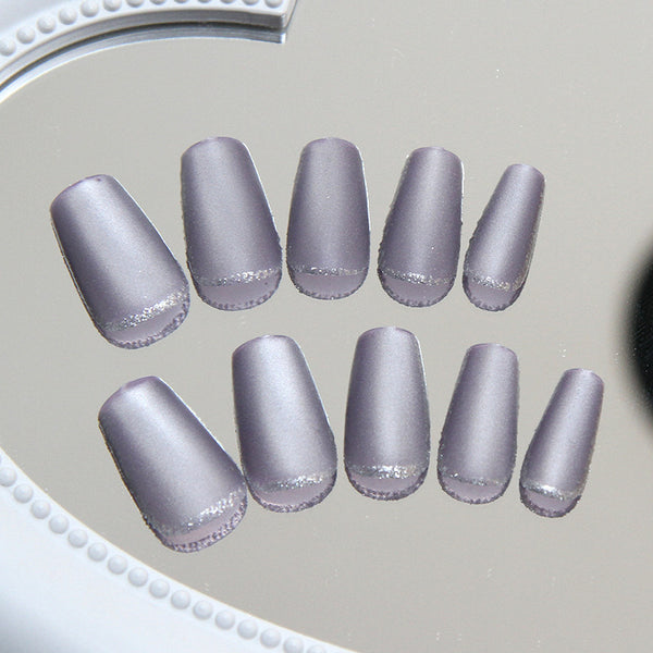 12 Sizes-24 Pcs Press On Nails MY026