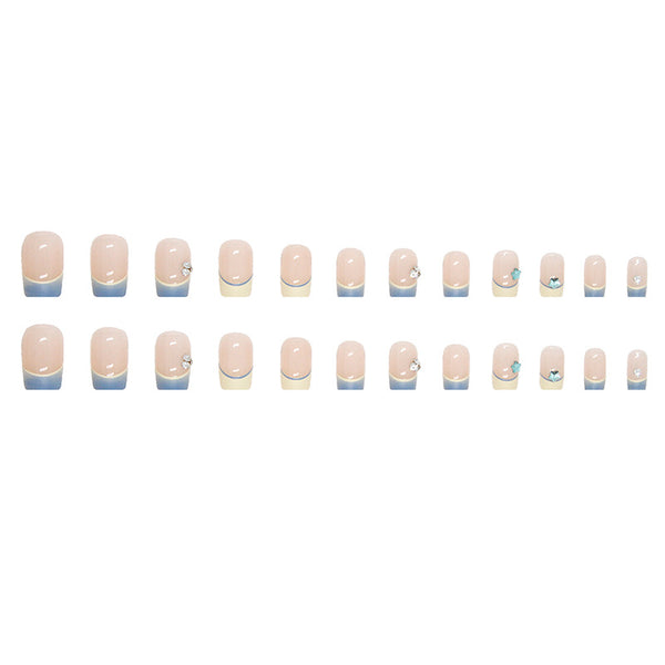 12 Sizes-24 Pcs Press On Nails Z529