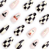 12 Sizes-24 Pcs Press On Nails JP3124