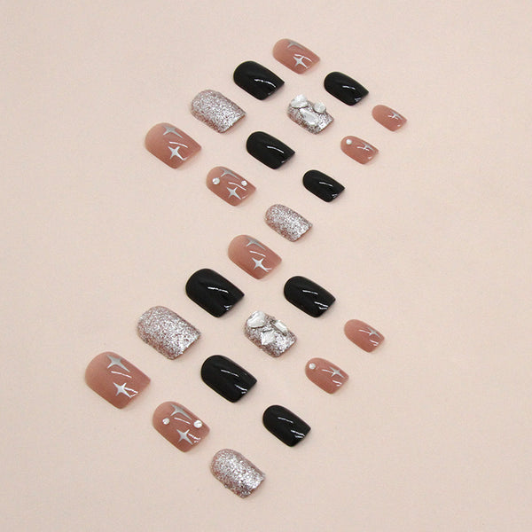 12 Sizes-24 Pcs Press On Nails Z805