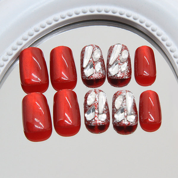 12 Sizes-24 Pcs Press On Nails MY110